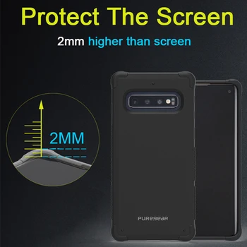PureGear Triecienizturīgs Cietais Silikona Case For Samsung Galaxy S20 plus S20 Ultra S10-Plus Anti-Fall Vāciņu Galaxy S10E