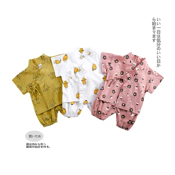 RP-265 Jaunā vasaras bērnu apģērbu zēniem meitenēm ar īsām piedurknēm t-krekls + bikses 2gab. kokvilnas karikatūra izdrukāt bērnu komplekti