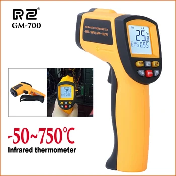RZ IS Infrasarkanais Termometrs Thermal Imager Rokas Digitālās Elektroniskās Āra bezkontakta Lāzera Pyrometer Punktu Ieroci Termometrs