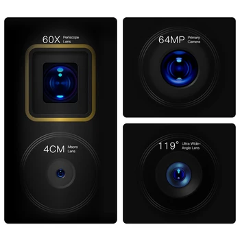 Realme X3 SuperZoom Globālo Versiju Snapdragon 855+ 8GB 128GB Quad Kamera 64MP 60X 120Hz Displejs 4200mAh 30W NFC Viedtālrunis