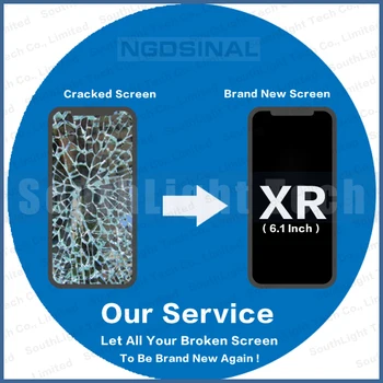 Remonta Atjaunot Pakalpojumu iPhone X XS Max XR 8 7 6S Plus Atjaunot LCD Ekrāna Stikla lauskas Attēlot Oriģinālu Stikla Nomaiņa