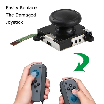 Rezerves 3D Analogo Kursorsviru Īkšķi Stick Instrumentu Komplekts Nintendo Slēdzis NS Prieks-Con Spēļu Piederumi