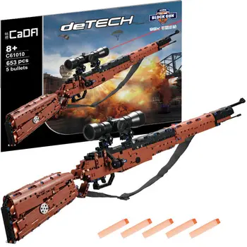 SWAT Tehnika Pistoles Modelis, Celtniecības Bloki, Ķieģeļi Militāro Ieroču 98K AK M4-M16 Ieroci Rotaļlietas Bērniem PUBG