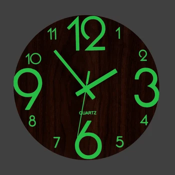 Sienas Pulkstenis Par Kazlēnu, Radošo Sienas Skatīties Mūsdienu Mēmā Elektriskā Nakts Gaisma Pulkstenis Mēness Reloj Cocina Bezmaksas Piegāde Mākslas Dekoru GG50gz