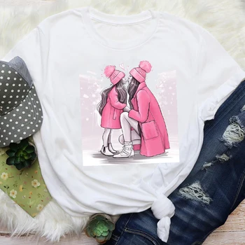 Sievietes Mamma Mamma Zēnu Cute Salds Drukāšanas Gadījuma Māte Karikatūra Grafikas Tees Drēbes Drukāt, Dāmu Topi, Sieviešu T Krekls T-Krekls