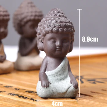 Silikona Veidnē 4 stili 3D Budas Budas ziepes pelējuma roku Budas auto dekorēšana statuja porcelāna pelējuma cepšanas dekoratīvās rīki