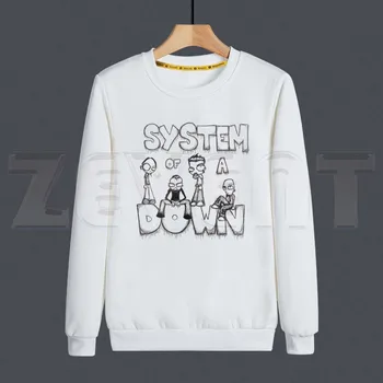 System of A Down SOAD Rock Metāla Mūzikas Grupa Vīriešiem, Hoodies sporta Krekls Drukas Tendence Vīriešu Apģērbu Hip-Hop Vīrietis