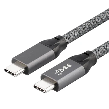 Tipa-C USB 3.1 Gen 2 Kabelis (3Ft/1M) 20 gb / s 5.A 100W Enerģijas Piegādes PD Ātra Uzlāde, izmantojot E-Marķieri