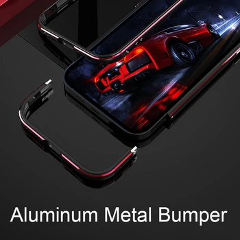 Triecienizturīgs Metāla Buferi Tālrunis Lietā Par iPhone 12 Pro MAX Coque Alumīnija Rāmis Kameras Objektīva seguma iPhone 12 Mini