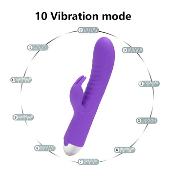 Trušu Vibrators with10 Spēcīgs Thrusting Darbības veidi G Spot Klitora Stimulācija,Dildo Vibrators Seksa Rotaļlieta, paredzēta Sievietēm
