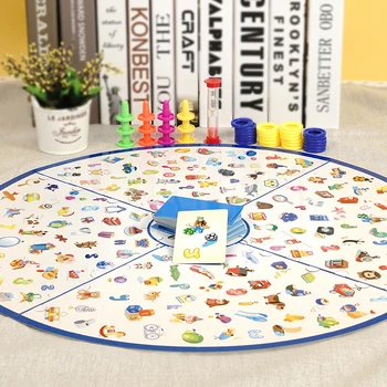 Ttnight Montessori Bērnu Puzzle Izglītības Spēle, Kid Detektīvi Meklē Diagrammas Valdes Plastmasas Puzzle Smadzeņu, Apmācība, Rotaļlietas Bērniem