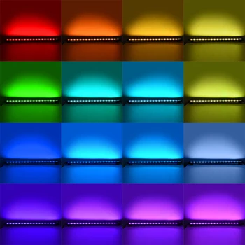 Tālvadības pults ar Vadu, Slēdzi, RGB IP68 Zemūdens Gaisa Burbulis Lampas 10-20inch LED Akvārija Zivju Tvertnes Gaismas Zemūdens LightD30