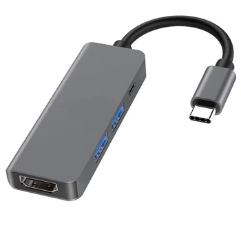USBC HDMI 2 USB 3.0 5Gbs SD TF Kartes Slots 4K 1080P Video Izeja, USB C Tipa Rumbu Adapteri