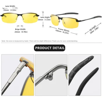 Unisex Vadītājiem, Nakts Redzamības Brilles, Anti-Glare Saulesbrilles Sieviešu, Vīriešu nakts brilles par braukšanas Aizsargbrilles lentes redzējumu nocturna