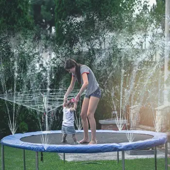 Vasarā Ūdens Sprinkleru Batuts, Sprinkleru Bērniem Āra Dārza Ūdens Spēles Rotaļlietas Smidzinātājs Ūdens Dzesēšanas Park Piederumi Spēles