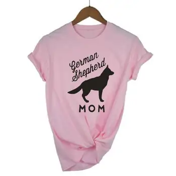 Vācu Aitu Suņu Mamma Harajuku T-krekls Sievietēm, Topi Gadījuma Īsām Piedurknēm Tee Kreklu Femme Plus Lieluma Sieviešu T Krekls Camiseta Mujer
