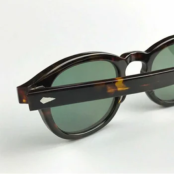 Vīrieši Johnny Depp Polarizētās Saulesbrilles, Lēcas Luksusa Zīmolu Acetāts Brilles Rāmis Lemtosh Saulesbrilles Sieviešu Augstākās Kvalitātes 002