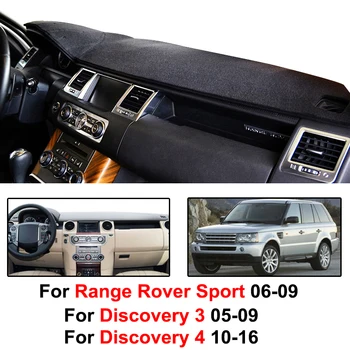 Xukey piemērots Land Rover LR3 LR4 06-09 Range Rover Sport Paneļa Vāciņu Dashmat Dash Mat Pad Saules Ēnā Domuzīme Kuģa Segtu Paklāju