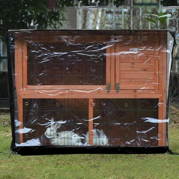 Zaķis Rabbit Hutch Segums, Ziemas Dārzu Āra Ūdensizturīgs Mazo Dzīvnieku Būris Crate Segtu UV Izturīgs lieljaudas Mājdzīvnieki Vāciņu