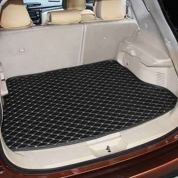 Ādas Auto Bagāžnieka Paklājiņš Par Subaru XV 2018 2019 2020 Trunk Boot Mat GT Kravu Starplikas Aizmugurē Impreza XV Crosstrek Starplikām Pad