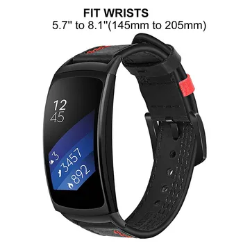 Ādas Watchband Samsung Rīku uzstādīt 2 CM-R360 / Fit2 Pro SM-R365 Smart Watch Band Delnas Siksniņu, Aproce rīku fit2 piederumi