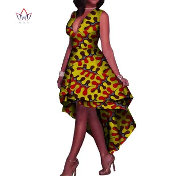 Āfrikas Kleitas Sievietēm V-veida Kakla Sexy Sievietes Puse Kleitas Maxi Kleita Dashiki Plus Lieluma Sieviešu Apģērbu 6XL BRW WY1986