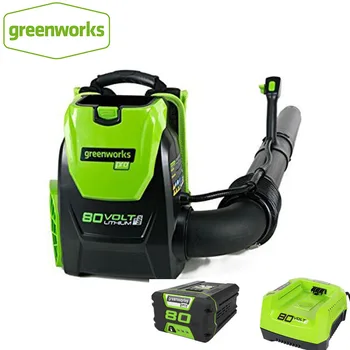 Āra Dārzam Lapu Pūtējs Greenworks Pro 80V 500 CFM DigiPro Bezvadu Lapu Pūtējs, 80V 2.0 ah akumulators un lādētājs