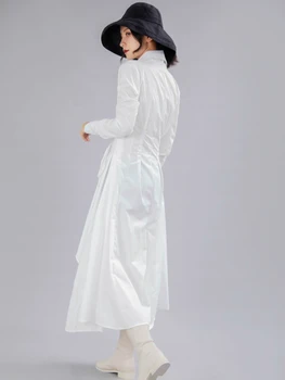 Šiks Krekls, Kleita Elegants Sieviešu Puses Stilīgs Nelegālo Plats Apmetnis Hem Plus Lieluma Fit Blīvs Labas Kvalitātes Auduma 2020. Gada Vasaras