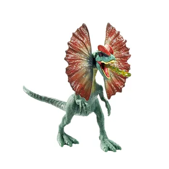 12-17cm Jurassic Pasaules Rotaļlietas Uzbrukums Pack Velociraptor Zilā Dimorphodon Gallimimus Pūķis PVC Rīcības Attēls Modelis Lelles