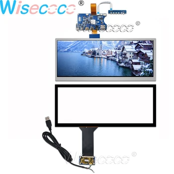 12.3 Collu 1920×720 IPS LCD Ekrāns Bārs Automobiļu Capacitive Touch Displejs ar 50pin LVDS Tipa c Kontrollera Draiveri Valde