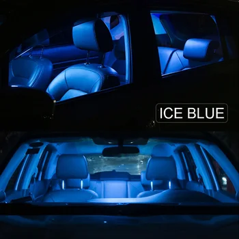 13x Balts Canbus LED Spuldzes Interjera Pakete Komplekts 2009 2010 2011. -. Gadam Jaguar XF Kartes Dome Bagāžnieka Licences numura zīmes Lukturi