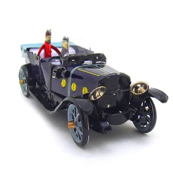 1gb/Lodziņā Uzvelkams Rotaļu Automašīnas Skārda Skārda Vēja Rotaļlietas Bērnu Taurētājs Vintage Automašīnām Roku darbs Amatniecības Kolekcija Apdare Dāvanu