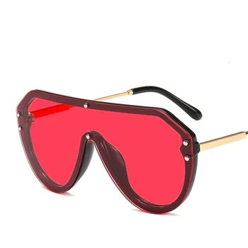 2019 Modes F Ūdenszīme Saulesbrilles Sievietēm, Vīriešiem, viengabala Sieviešu Personības Krāsains Savvaļas Saules Brilles