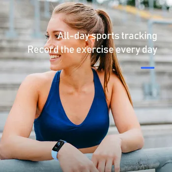 2019 Ūdensizturīgs Smart Joslā, asinsspiediens, Sirdsdarbības Tracker Daudzfunkciju Modes Sporta Fitnesa Rokassprādze Android, IOS