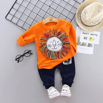 2020 JAUNU Bērnu T-krekls, Bikses 2gab Tērpi Toddler Treniņtērpi Bērniem Zēni Meitenes CARTOON Stila Apģērbu Komplekti Bērniem Drēbes Toddler