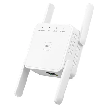 5G Dual Band AC1200M WiFi Repeater WiFi Extender-Bezvadu WiFi Pastiprinātājs, Wi Fi Pastiprinātājs Wi Fi Signāla Atkārtotājs Wi-Fi