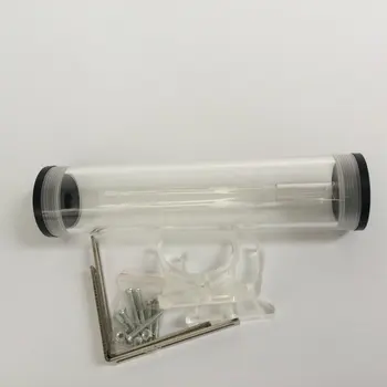 60-210mmCylindrical Akrila Ūdens Tvertne ar Datoru Ūdens Dzesēšanas Dzesētājs Ar Montāžas Piederumi DIY Ūdens Tvertne