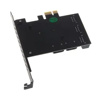 9215+575 Čipu 8 Portu SATA 3.0 PCIe Paplašināšanas Karti PCI Express SATA Adapteri