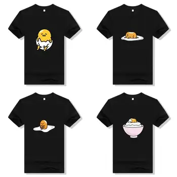 Anime Gudetama T Krekls Cosplay sieviešu apdrukāta kokvilnas T-krekls ar Īsām Piedurknēm Vasaras Gadījuma t-veida Topi Sieviete, T-krekli