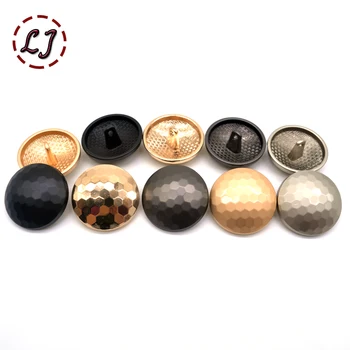 Augstas kvalitātes 10pcs/daudz jaunu modes dekoratīvas pogas zelta lode Mozaīkas metāla šūšanas pogu, sieviešu, vīriešu mētelis, krekls DIY