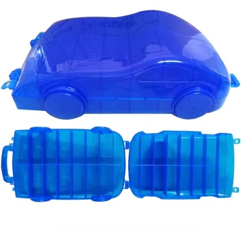 Auto Modelis Uzglabāšanas Kaste Plastmasas Materiāla, kas Pieder 16pcs Automašīnām, 1:64 Karstas Uguns Riteņiem Automašīnas Modelis Sakausējuma Mazo RacingCars C4982