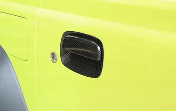 Automašīnu Durvju/Atplūdes Durvju Roktura Apvalks Apdarei: Suzuki Jimny 2019 2020 ABS Oglekļa Šķiedras Chrome Red Automašīnas Ārējo Ierīču Stils