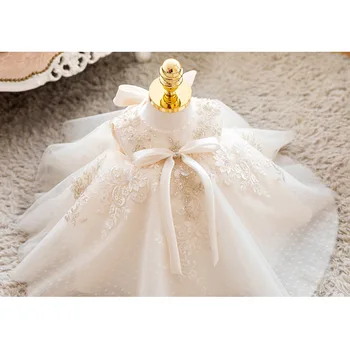 Baby Girl Apģērbi Kristībām, Princese Kleita 1. Dzimšanas dienas svinības, Kāzu Kleita Grezna izrāde bērniem Vestidos kleitas Meitenēm 2 3 4 5 6 Gadus