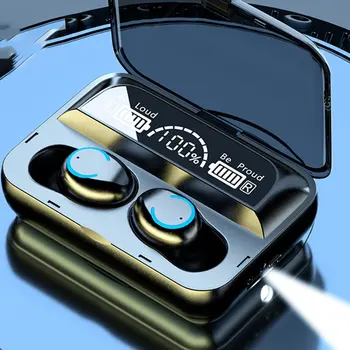 Bezvadu Austiņas Led Power Touch Displejs Trokšņa Samazināšanas Magnētiskās Indukcijas Sporta Ūdensizturīgs Austiņas Bezvadu Austiņas