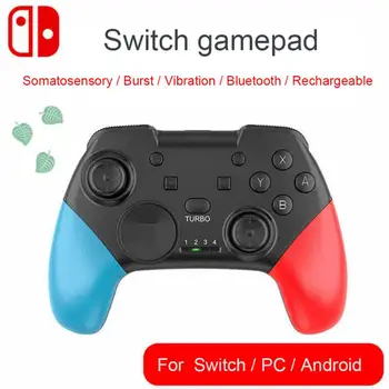 Bezvadu savienojumi-Bluetooth Gamepad Spēle kursorsviru Kontrolieris ar 6-Ass Roktura, Slēdzis Pro NS-Switch Pro Gamepad, Lai Pārslēgtos Konsoles