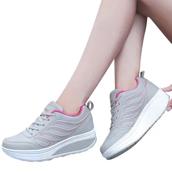 CHAMSGEND Sieviešu Acu sporta apavi palielināt ikdienas elpojošs neslīdoša valkāt ērti un komfortabli apavi
