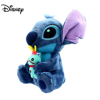 Disney Peluches Rotaļlietas Lilo un Stitch Plīša Rotaļlietas 23cm Kawaii Dūriens Mīkstu Pildījumu Dzīvnieku Lelles Bērniem Ziemassvētku Labākajiem Dāvanas, Rotaļlietas