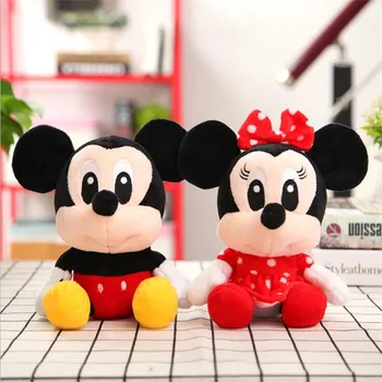 Disney Plīša Rotaļlietas Mickey Mouse Minnie Dzīvniekiem Dūriens Vigny Lācis Pildījumu Lelle Bērniem Ziemassvētku Dāvanas