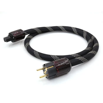 Furukawa 5N OFC Tīra Vara Cietās ES Pamata versija strāvas kabeli ar P-079E/C-079 audio jaudas kabelis