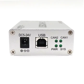 GOOGLE USBCAN-II C CAN-bus komunikācijas interfeisa kartes,Industriālās vadības iekārtas, izmantojot Augsta ātruma, liela apjoma datu komunikācijas.